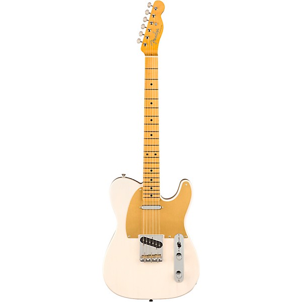 Fender JV Modified '50s Telecaster Maple Fingerboard Electric Guitar White Blonde