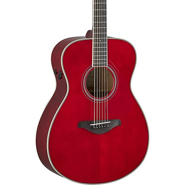 Yamaha FS-TA TransAcoustic Guitar – Ruby Red Concert Body w