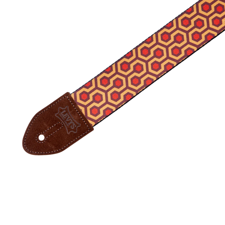 Levy's Suede Harmony Series Guitar Strap - Hex