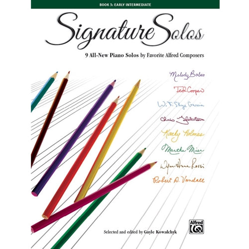 Signature Solos - Book 3 [NFMC: E-III] Various Gayle Kowalchyk