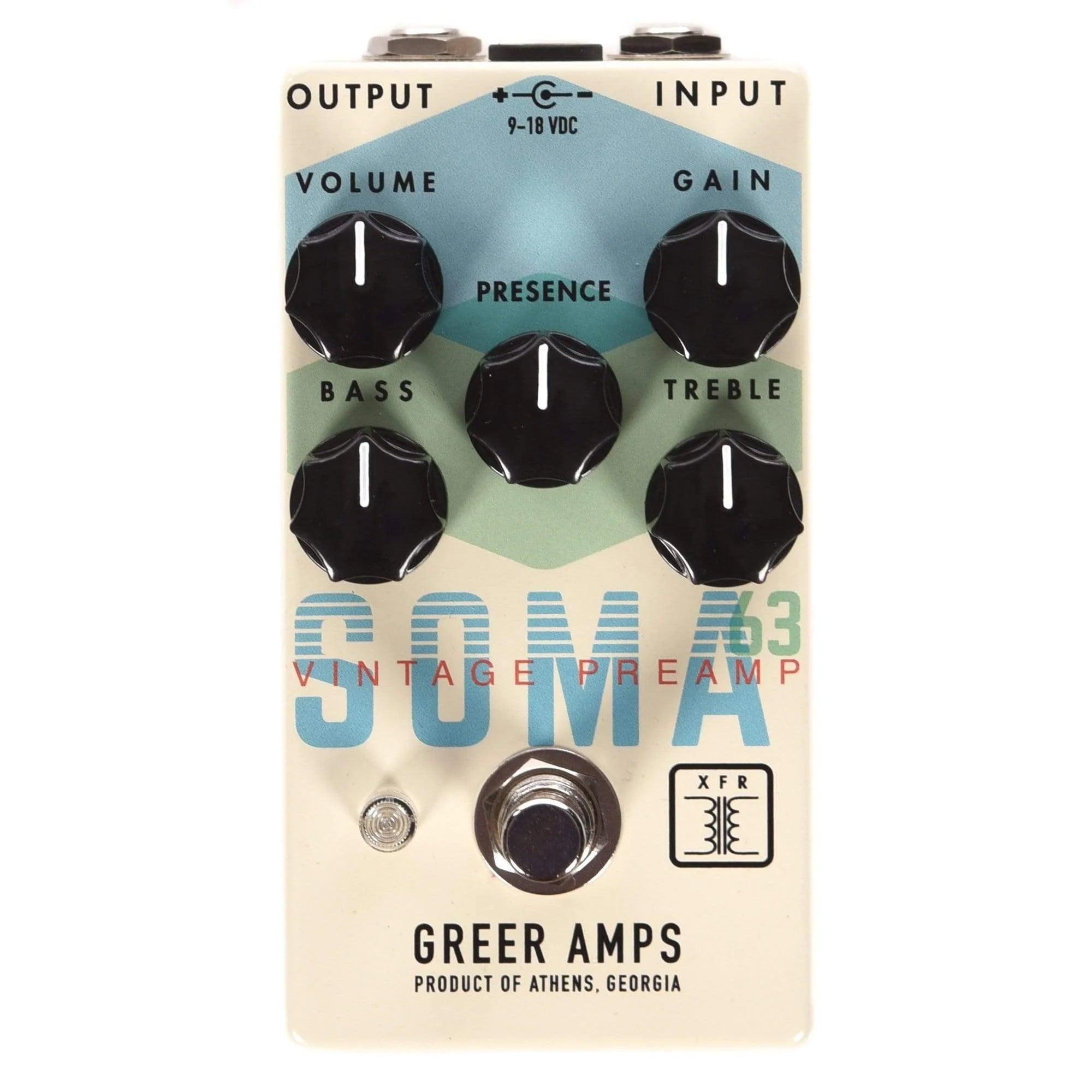 ギター GREER AMPS Soma 63 Vintage Preamp Greer Amps SOMA 63 Vintage Preamp – Pecknel Music