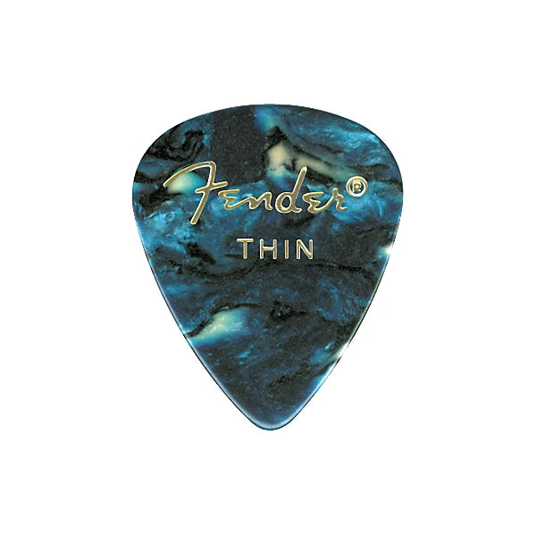 Fender 351 Premium Celluloid Guitar Picks 12-Pack Abalone Medium Fender