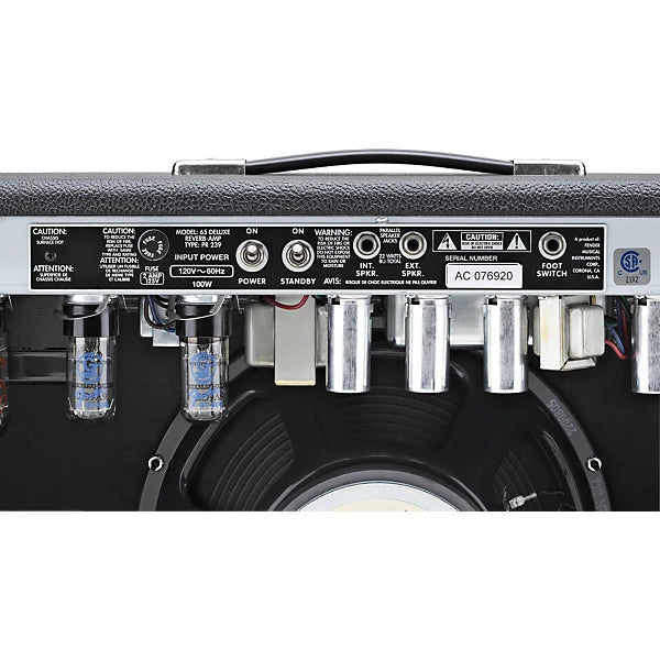 Fender '65 Deluxe Reverb 120V – 22W Tube Combo Amp with 12" Jensen® C-12K Speaker