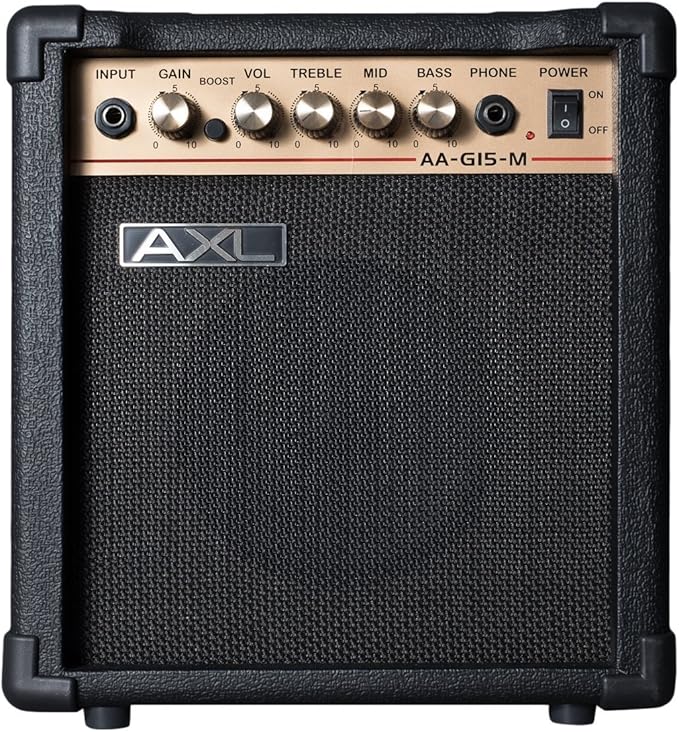 Axl Audio AXL AA-G15 15W Electric Guitar Amplifier – Compact 6.5