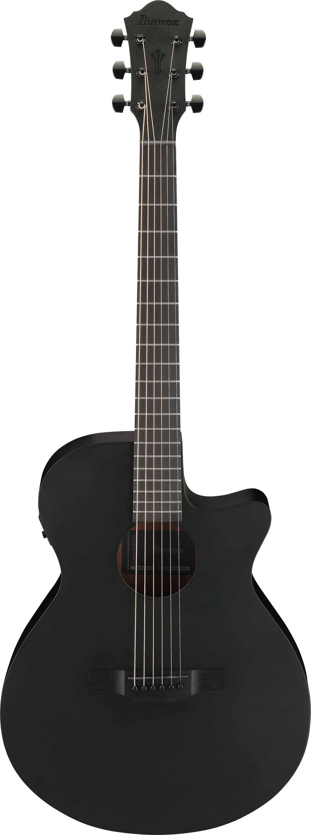 Ibanez AEG621BOT Acoustic Electric Guitar - Black Out - Pecknel Music