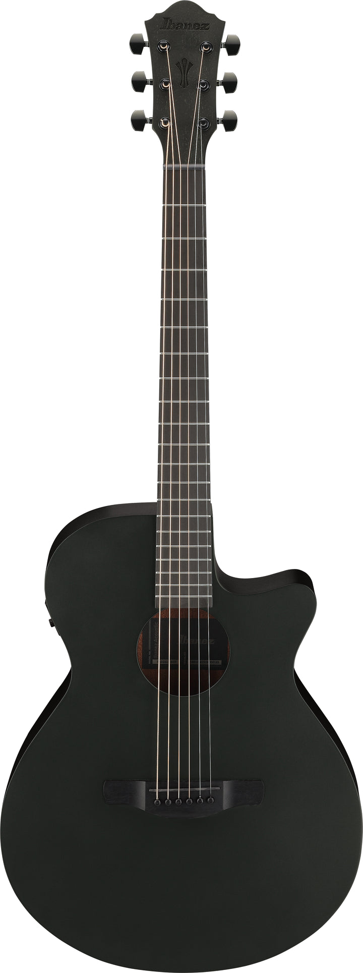 Ibanez AEG621BOT Acoustic Electric Guitar - Black Out - Pecknel Music