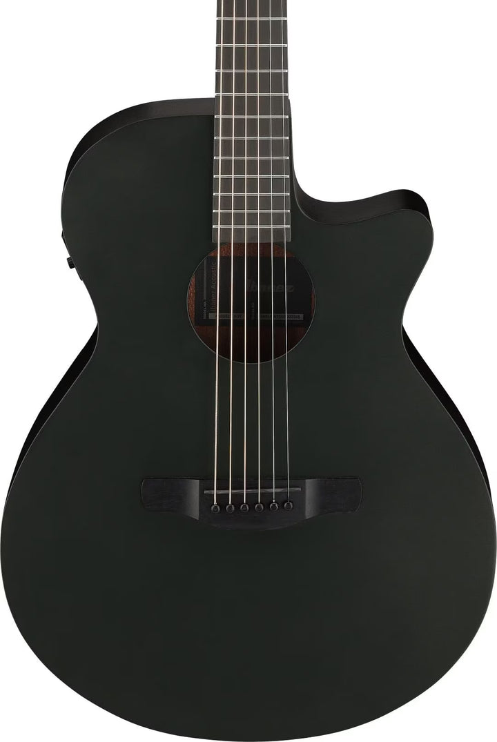 Ibanez AEG621BOT Acoustic Electric Guitar - Black Out - Pecknel Music