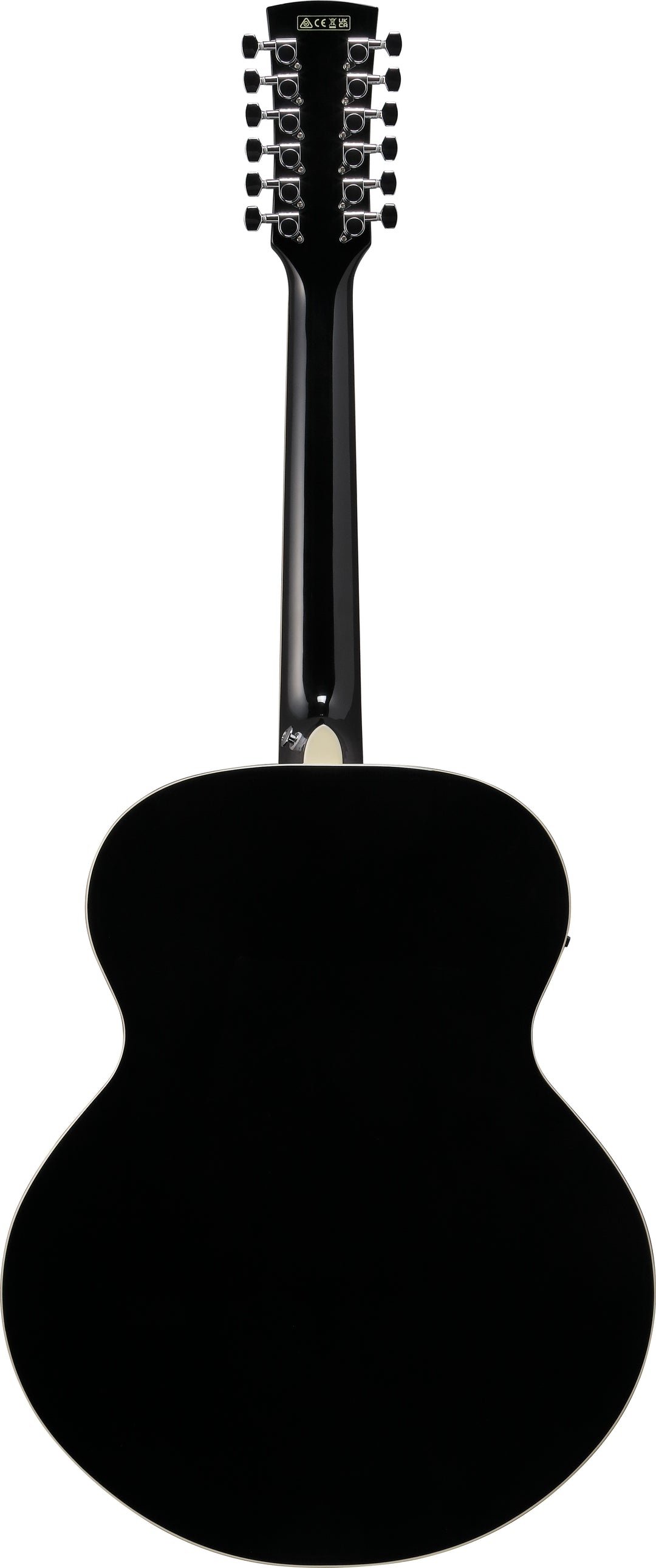 banez Artwood AJ7012M1EBK 12-String Acoustic-Electric Guitar (Black High Gloss)