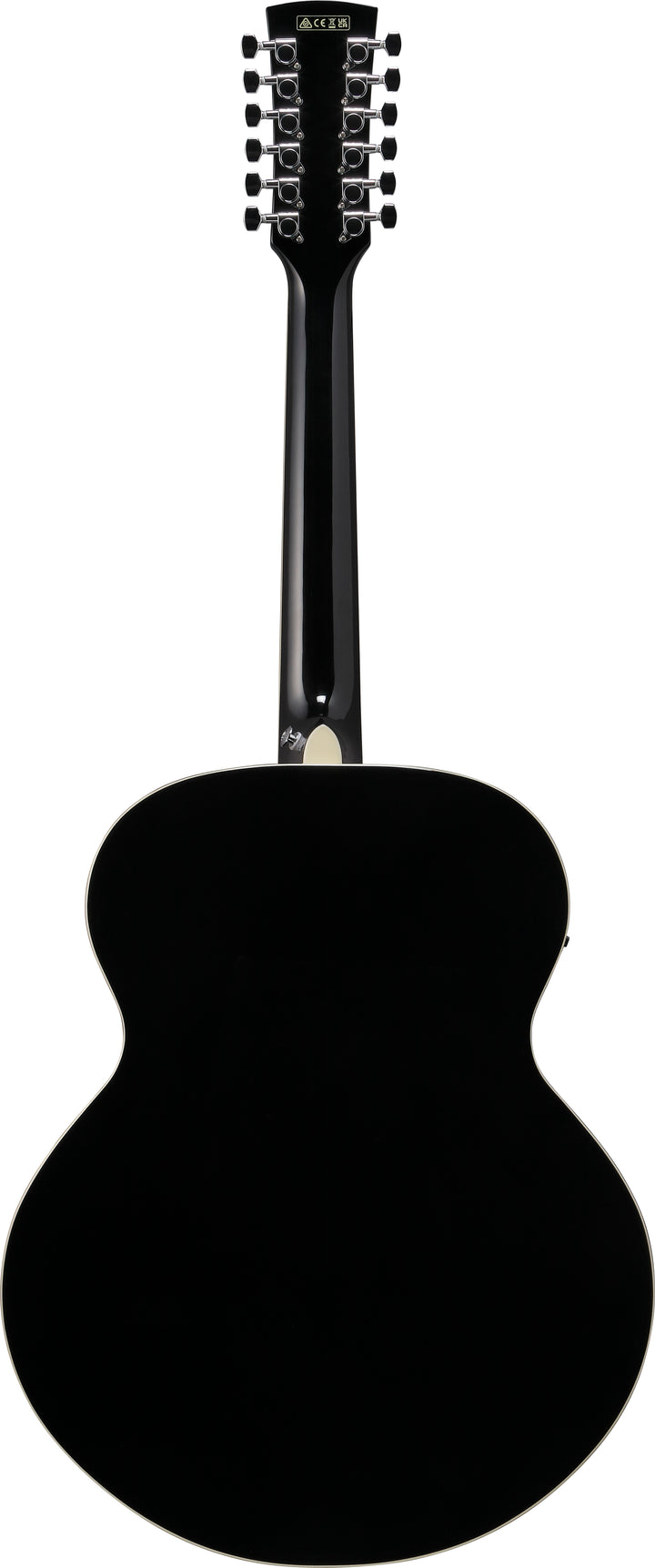 banez Artwood AJ7012M1EBK 12-String Acoustic-Electric Guitar (Black High Gloss)