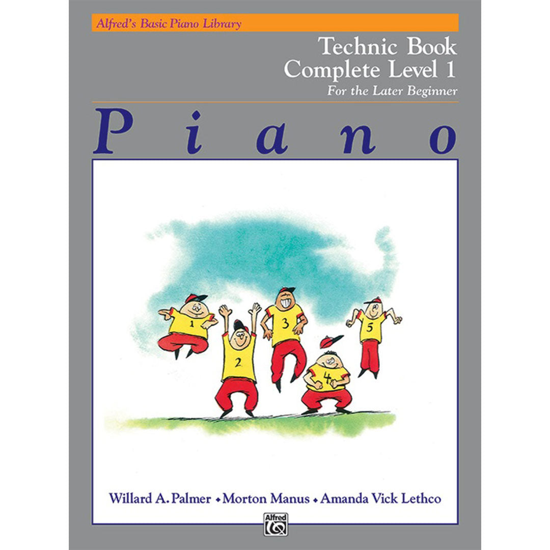 Alfred's Basic Piano Course: Technic - Book Complete 1 (1A/1B)