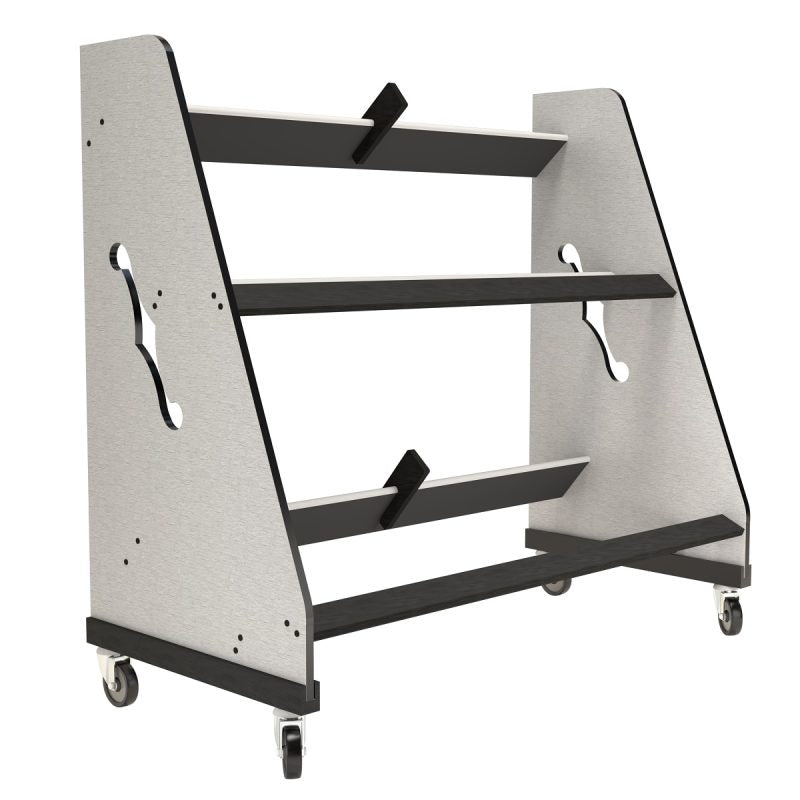 Viola Storage Rack A&S Band Room Violin & Viola Rack – Holds Up to 20 Cases – Pecknel Music
