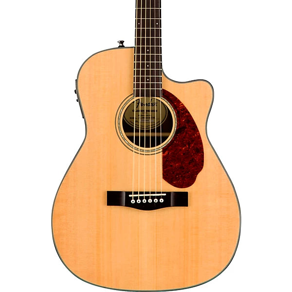 Fender CC-140SCE Concert Acoustic-Electric Guitar Natural w/ Case