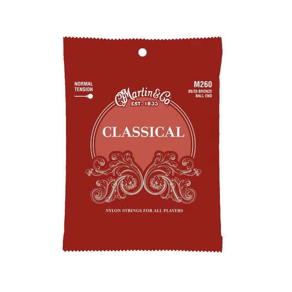 Martin MAM260 Classical Guitar Strings – Normal Tension Nylon
