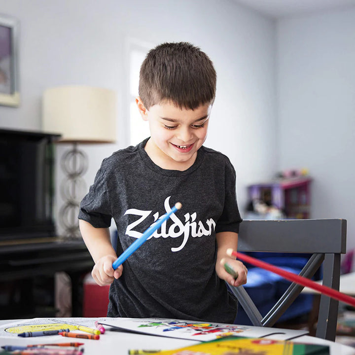 Zildjian x Crayola ZKIDS Drumsticks Pack &amp; Practice Pad