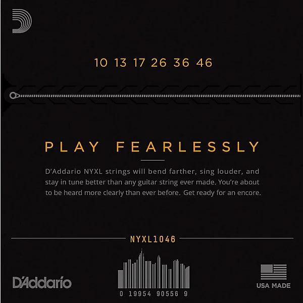 D'Addario NYXL1046 Light Electric Guitar Strings D'Addario