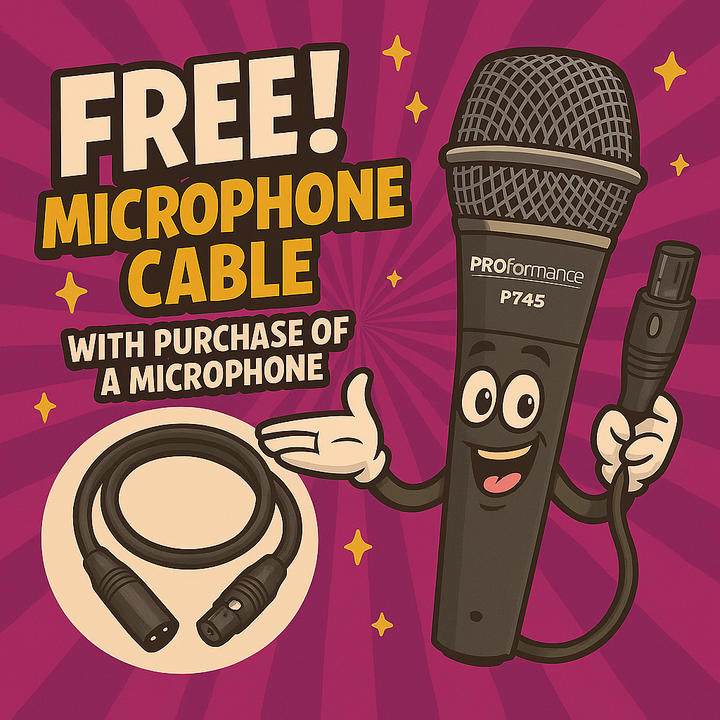 ProFormance, P745 Microphone with Clip and Bag