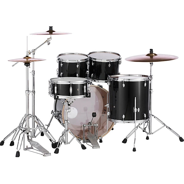 Pearl Export Series EXX725SNPX-C31 5-Piece Drum Set — 22″ Bass • Jet Black • Hardware &amp; Cymbals Included