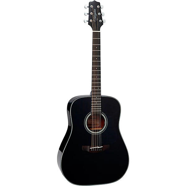 Takamine G Series Dreadnought Solid Top Acoustic Guitar Gloss Black