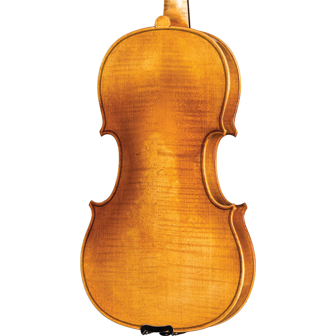 4/4 German Violin – European Spruce &amp; Maple with Antiqued Orange-Brown Spirit Varnish