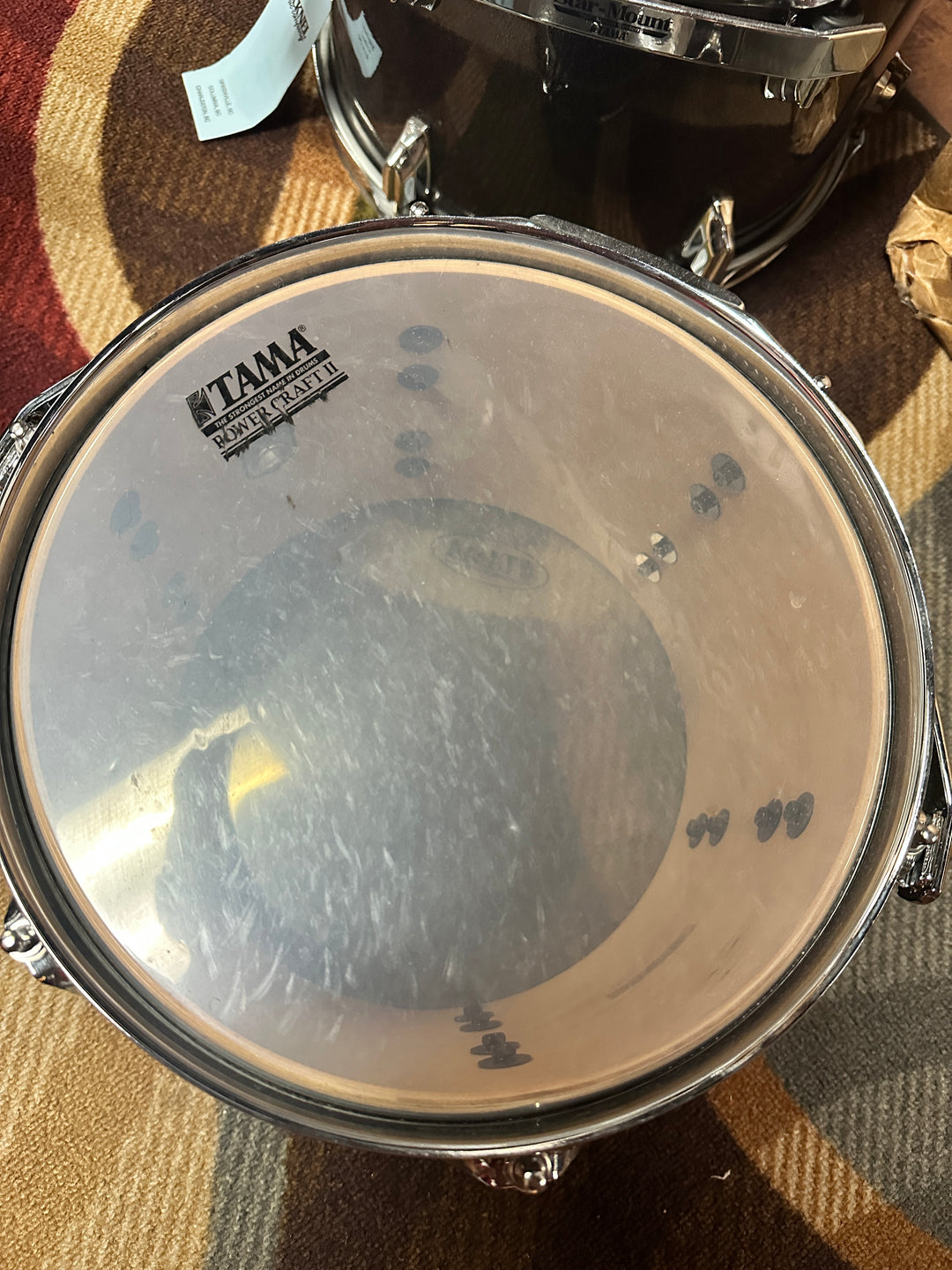 TAMA Superstar Classic Custom 5-Piece Shell Pack Transparent Black Burst