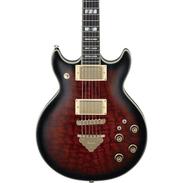 Ibanez AR325QADBS Quilted Ash Electric Guitar - Dark Brown Sunburst