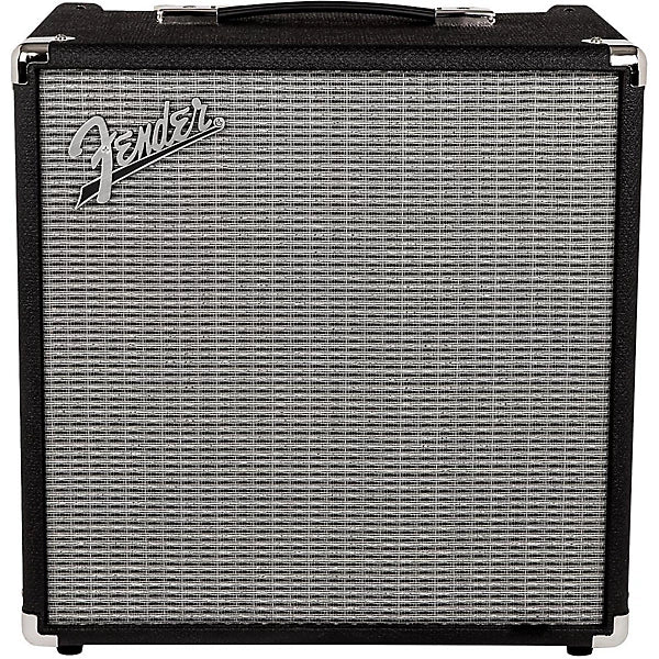 Fender Rumble 40 V3 120V Bass Combo Amp – 40W, 10" Speaker, Overdrive Circuit, Black/Silver