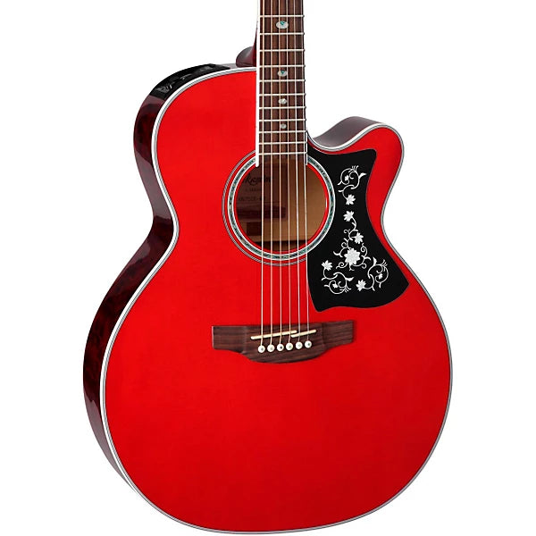 Takamine GN75CE WR – Wine Red NEX Cutaway Acoustic-Electric Guitar with Solid Spruce Top & Quilted Maple Body