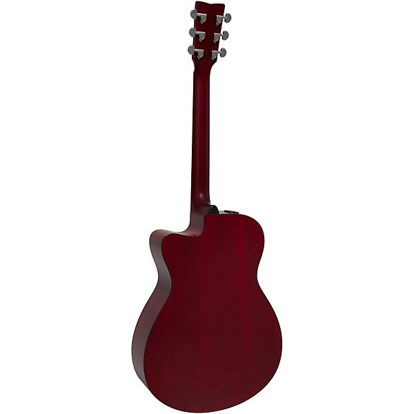 Yamaha FSX800C Small-Body Acoustic-Electric Guitar Ruby Red Yamaha