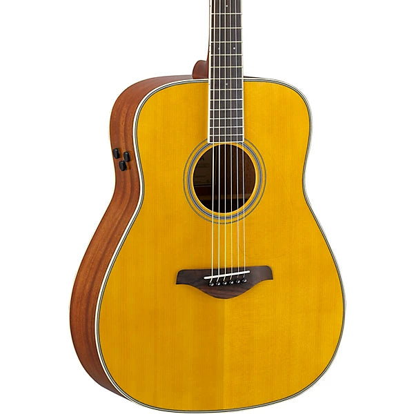 Yamaha FG-TA TransAcoustic Dreadnought Acoustic-Electric Guitar Vintage Tint