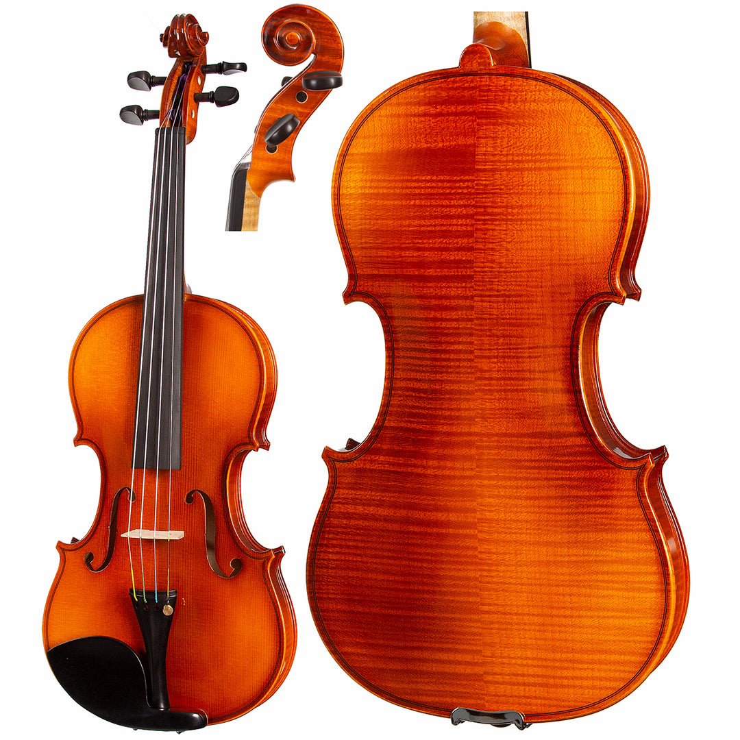August F. Kohr KR23 4/4 Violin – Romanian Craftsmanship, European Maple &amp; Tight-Grained Spruce