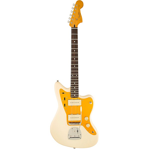 Squier J Mascis Jazzmaster – Vintage White Signature Electric Guitar