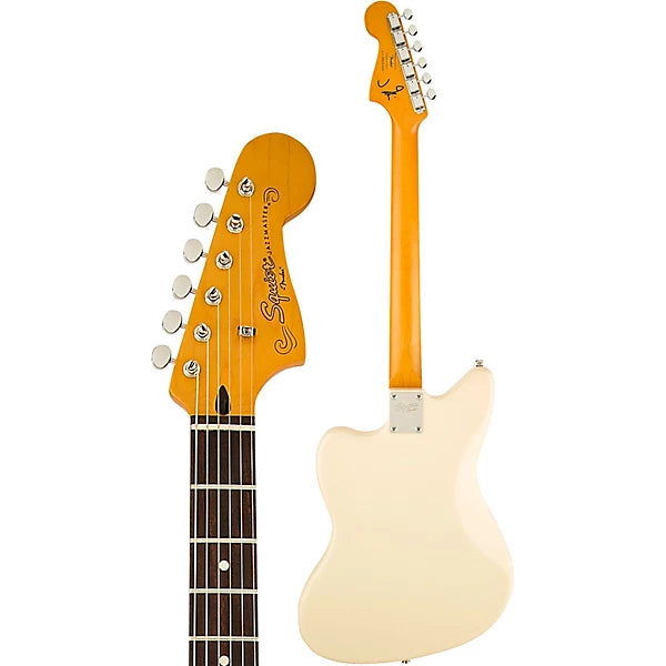 Squier J Mascis Jazzmaster – Vintage White Signature Electric Guitar