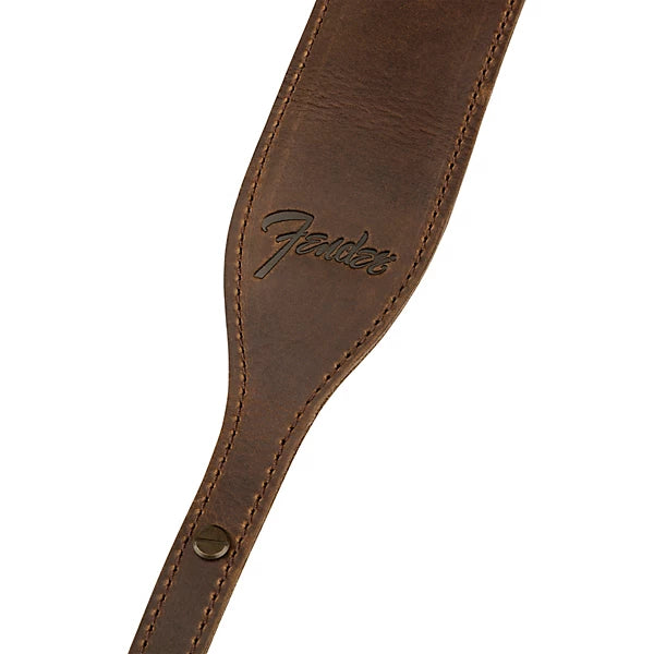Fender Paramount Banjo Leather Strap Brown