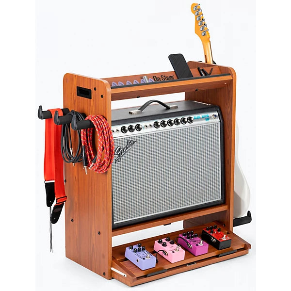pedals stand On Stage GWS5000RB Guitar Workstation Rosewood
