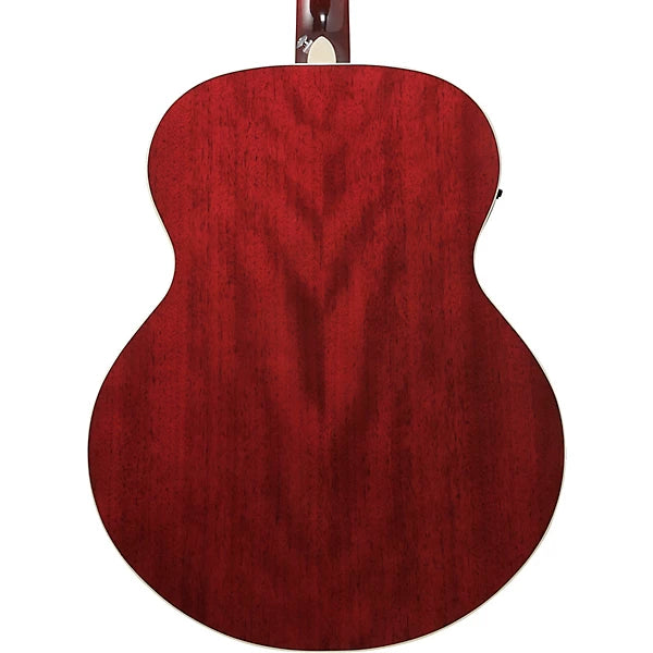 Ibanez AJ70M1EWR Artwood Series Jumbo Acoustic-Electric Guitar (Wine Red High Gloss)