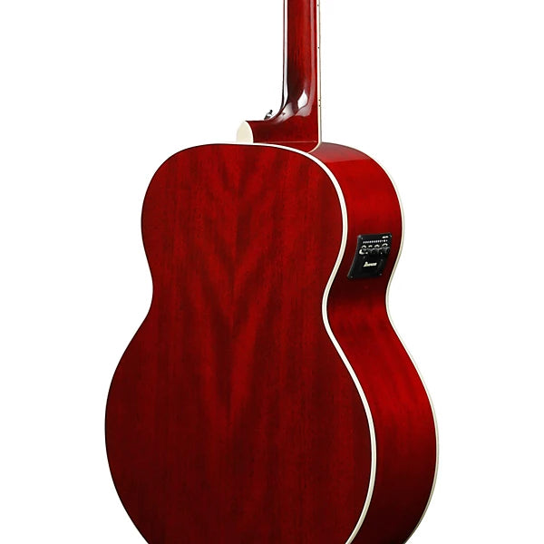 Ibanez AJ70M1EWR Artwood Series Jumbo Acoustic-Electric Guitar (Wine Red High Gloss)