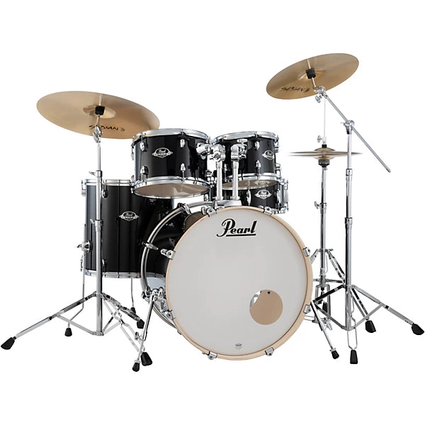 Pearl Export Series EXX705NNPX-C31 5-Piece Drum Set — 20″ Bass • Jet Black • Hardware &amp; Cymbals Included