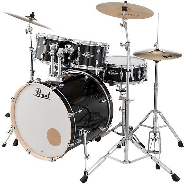 Pearl Export Series EXX705NNPX-C31 5-Piece Drum Set — 20″ Bass • Jet Black • Hardware &amp; Cymbals Included