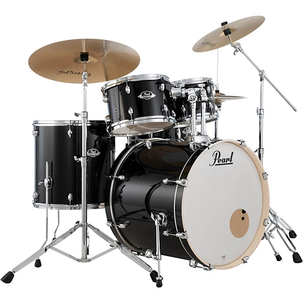 Pearl Export Series EXX705NNPX-C31 5-Piece Drum Set — 20″ Bass • Jet Black • Hardware &amp; Cymbals Included