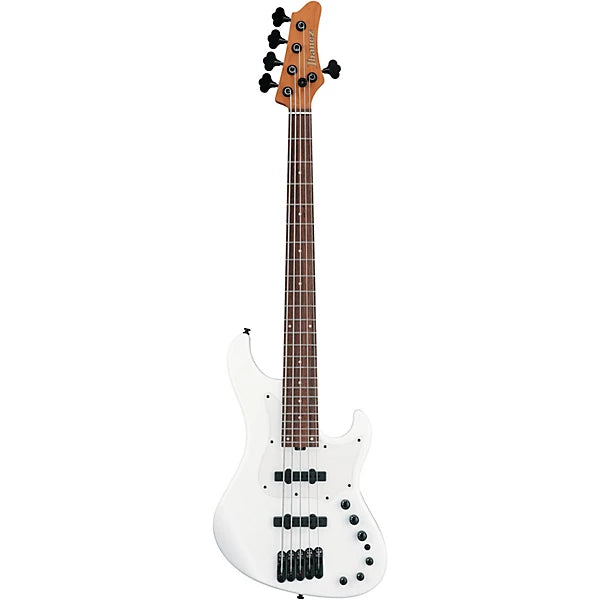 Ibanez MDM1005PW Mode 5-String Electric Bass Guitar Pearl White with Gig Bag