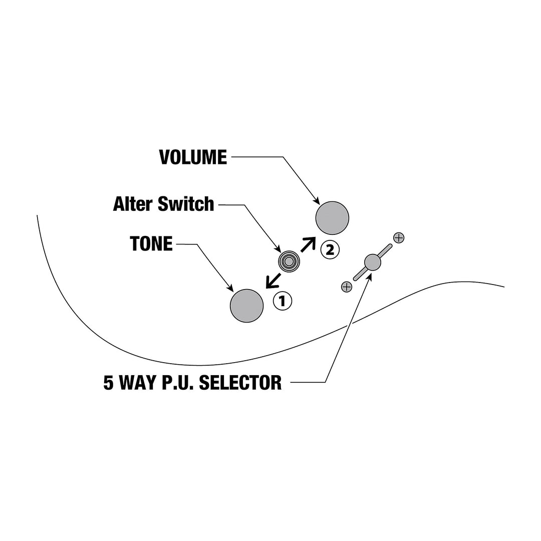 Ibanez AZ22S2BK AZ Standard Electric Guitar (Black)