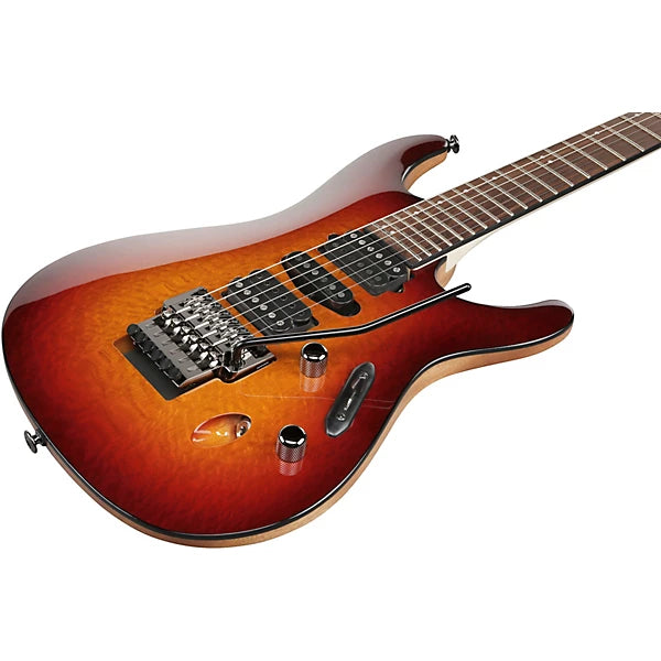 Ibanez S6670SKSTB Prestige Electric Guitar (Sunset Burst) with Hardshell Case - Pecknel Music