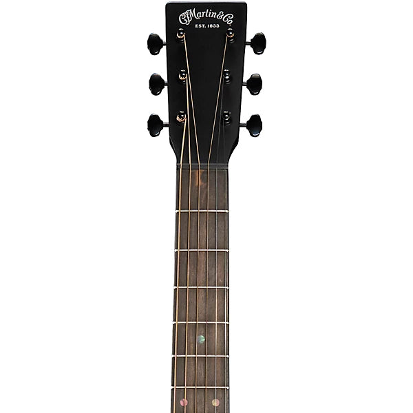 Martin DC‑10E Modern Black Dreadnought Acoustic‑Electric Guitar