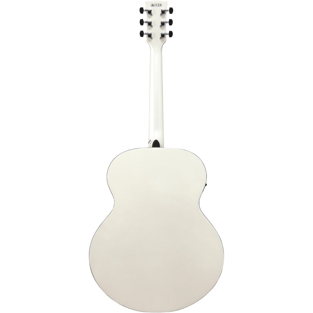 Ibanez AJ70M2EPW Artwood Series Jumbo Acoustic-Electric Guitar (Pearl White High Gloss)