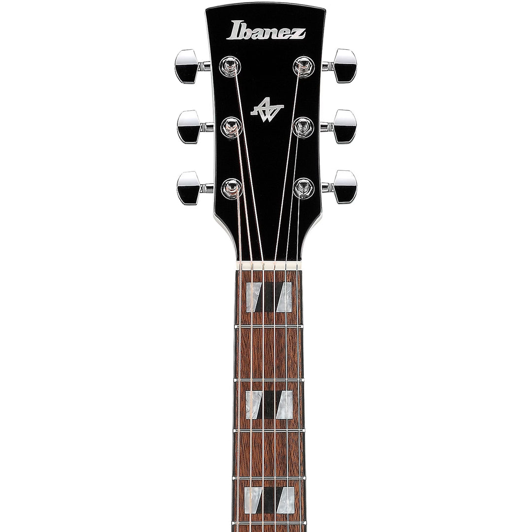 Ibanez AJ70M2EPW Artwood Series Jumbo Acoustic-Electric Guitar (Pearl White High Gloss)