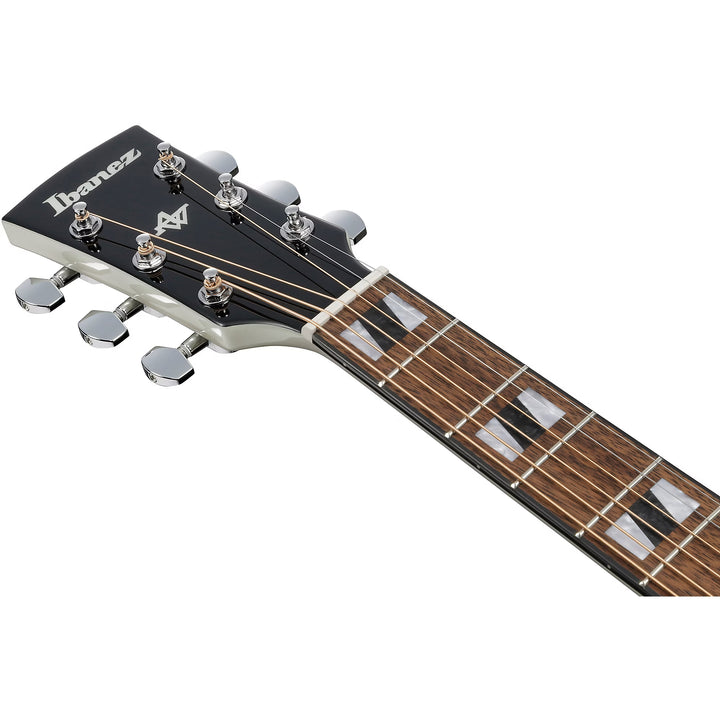 Ibanez AJ70M2EPW Artwood Series Jumbo Acoustic-Electric Guitar (Pearl White High Gloss)