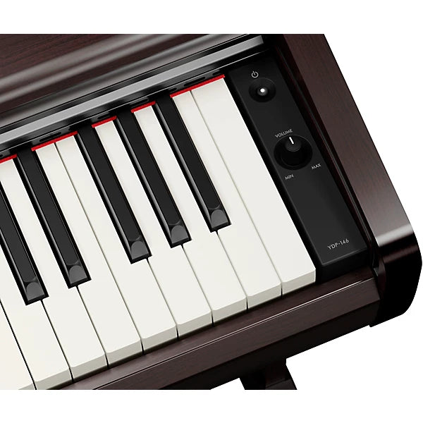 Yamaha Arius YDP-146 88-Key Digital Upright Piano With Bench - Rosewood