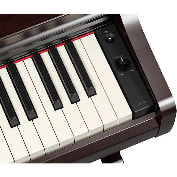 Yamaha Arius YDP-166 88-Key Digital Upright Piano With Bench - Rosewood