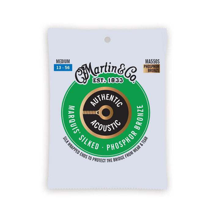 Martin MA550S Marquis Medium Phosphor Bronze Acoustic Guitar Strings (13–56)