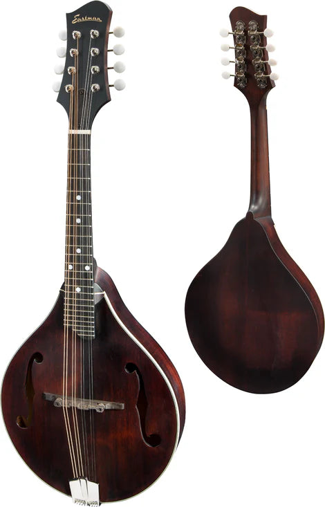 Eastman MD305 A-Style Spruce & Maple Mandolin — F-Hole Traditional Mandolin - Pecknel Music